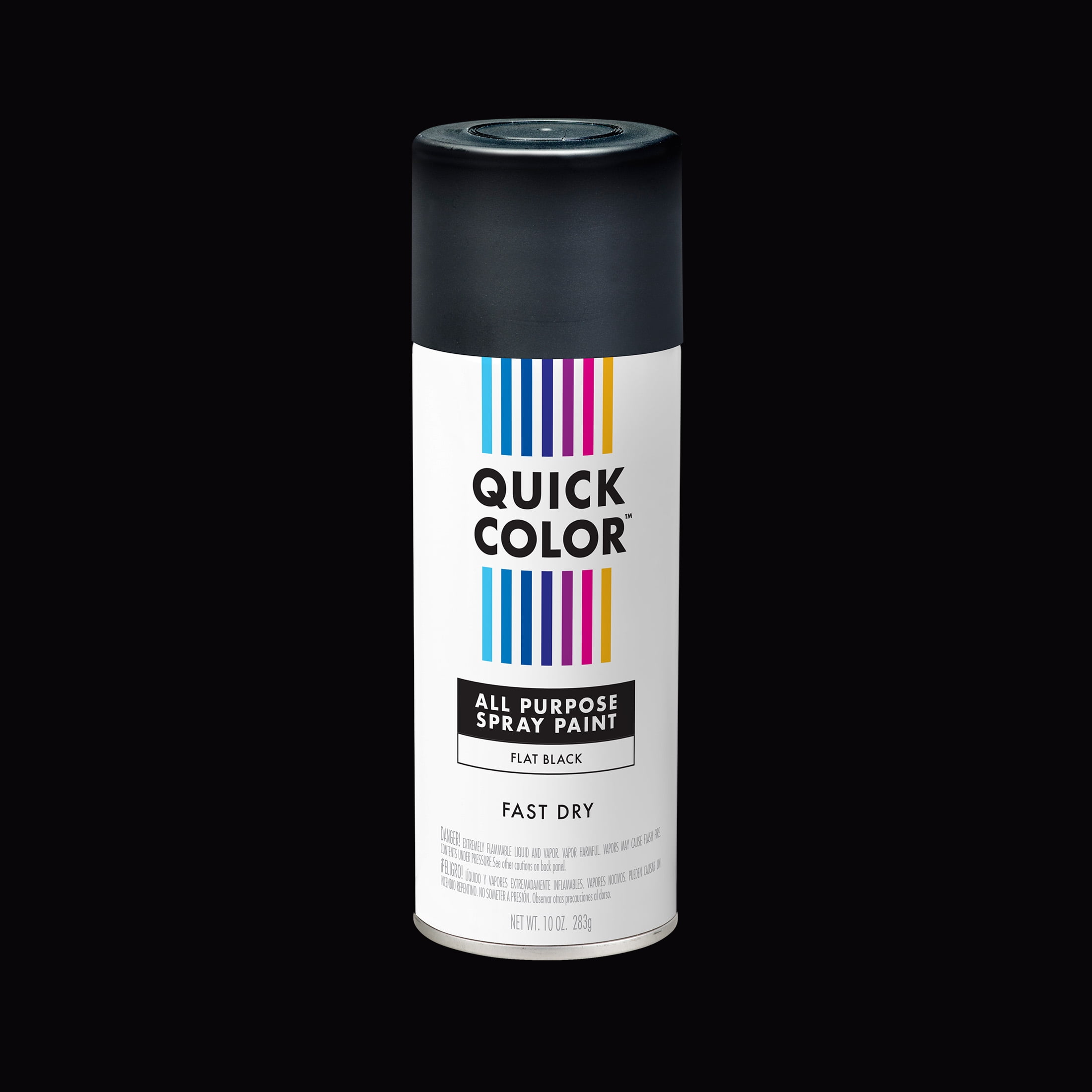 White, Quick Color All Purpose Gloss Spray Paint-391191, 10 oz