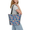 thumbnail image 2 of Fotbe Cute Popcorn Bolsa de Playa con Estampado, Bolsa de Hombro, Bolsa de Mano Espaciosa, Bolsa de Viaje Ligera, Bolsa de Compras Versátil, 2 of 6