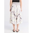 thumbnail image 5 of Free Assembly Women's and Women's Plus Size Belted Button Front Cotton Midi Skirt, XS-4X, 5 of 5