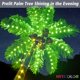 thumbnail image 2 of Palmera iluminada por LED de 8 pies con decoración navideña al aire libre con cocos, 2 of 6