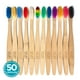 thumbnail image 1 of Cepillo de Dientes de Bambú Biodegradable Ecológico Tiktik Adulto 50 pz MO9877-SUR-50, 1 of 3