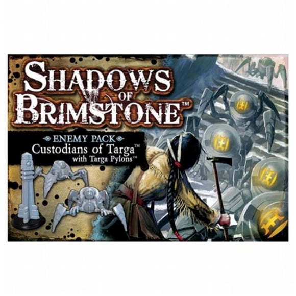 Flying Frog Productions FYF07E08 Shadows of Brimstone-Custodians of Targa with Pylons Enemy Pack