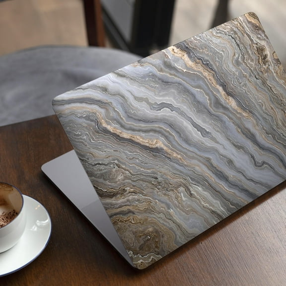 DesignSkinz Agate Marble Slate V3 Full-Body Skin Decal Wrap Cover for MacBook 12" Retina (A1534)