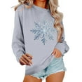 thumbnail image 3 of Xdegoge Christmas Sweaters for Women 2025 Holiday Party Xmas Tree Sweatshirts Loose Fit Merry Funny Shirts Winter Vintage Cute Ugly Sweaters Crewneck Family Long Sleeve Tops, 3 of 7