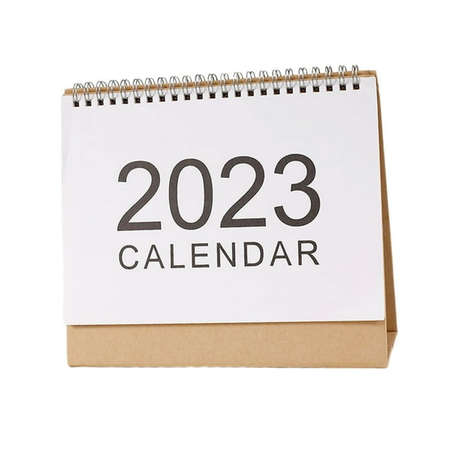 Calendario de escritorio 2023, de horario mensual, de calendario , planificadores de negocios mensuales de escritorio p Medio y Blanco shamjiam calendario de escritorio