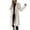 White, variant on tklpehg Long Coat for Women Temperament Long Coat Solid Color Long Sleeve Winter Warm Jacket Lapel Loose Casual Overcoat (White,XL)