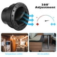 Cars Air Conditioning Outlet Rotating Interior Round Ceiling Ceiling Mounted Air Outlet Rv Ac