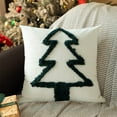 thumbnail image 4 of Christmas Velvet Embroidery Christmas Tree Bolster Living Room Sofa Cushion Bed Pillow Christmas Decoration, 4 of 6