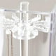 thumbnail image 4 of Spinning Tubular Acrylic Jewelry Storage Holder, Rotating Organizer - 24 Hooks for Dressing - Holds Necklaces, Bracelets Clear, 4 of 5