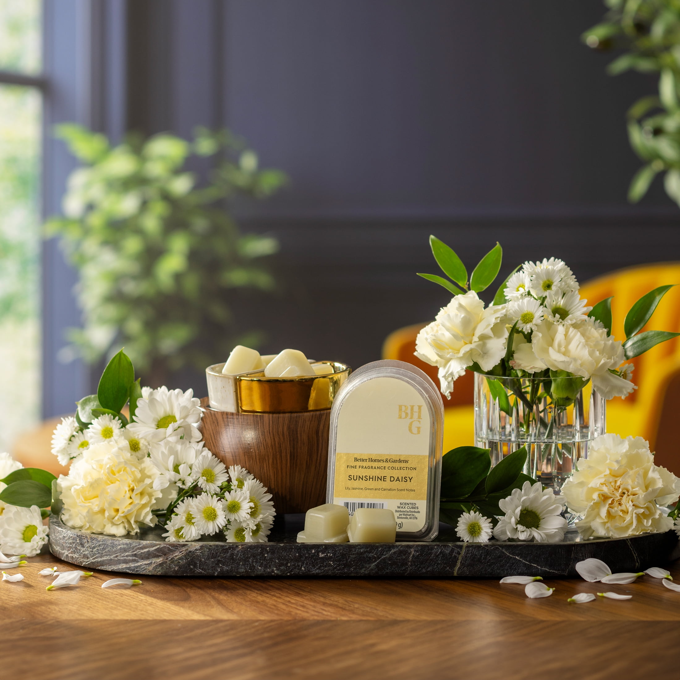 Better Homes & Gardens Fine Fragrance Collection, Sunshine Daisy Scented Wax Melts, 2.5oz