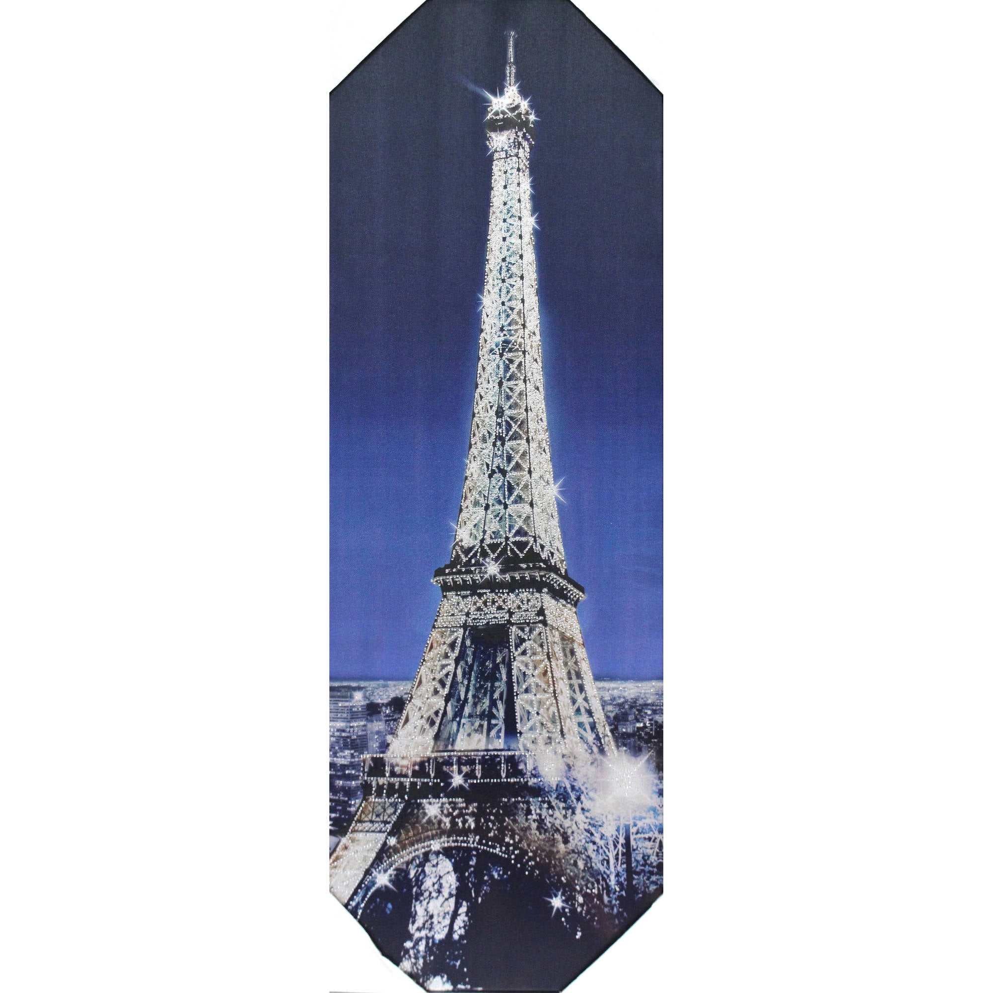 Crystal Art Eiffel Tower Canvas Art Walmart Com Walmart Com