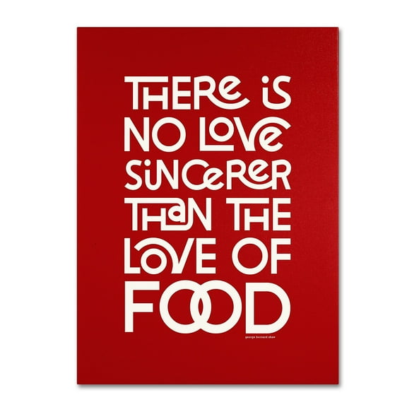 Trademark Fine Art "Sincere Love of Food II" Canvas Art by Megan Romo