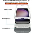 thumbnail image 4 of XCRS Samsung Galaxy A15 5G Case Heavy Duty Triple Layer Defender Cover, 4 of 5