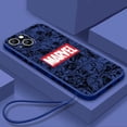 thumbnail image 1 of Funda de dibujos animados de superhéroes de Marvel para Apple iPhone 14, 13, 12, 11 Pro Max Plus, XS, XR, X, 8, 7, SE, cuerda líquida izquierda Fivean unisex, 1 of 2