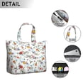 thumbnail image 3 of Flower Women's Large Weekend Travel Bag Moving Canvas Handbag Thick Double Layer Beach Weekend Travel Unisex Hospital Maternity Delivery with Toiletry Waterproof, 3 of 5