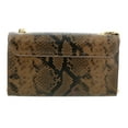 thumbnail image 4 of Roberto Cavalli Class Brown Snakeskin Millie Deluxe Clutch / Shoulder Bag, 4 of 4