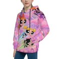 thumbnail image 2 of The Powerpuff G-i--r-l-s Kids' Hoodie 3d Print Sweatshirt Soft Pullover Hooded With Big Pockets For Boys Or Girls, 2 of 8