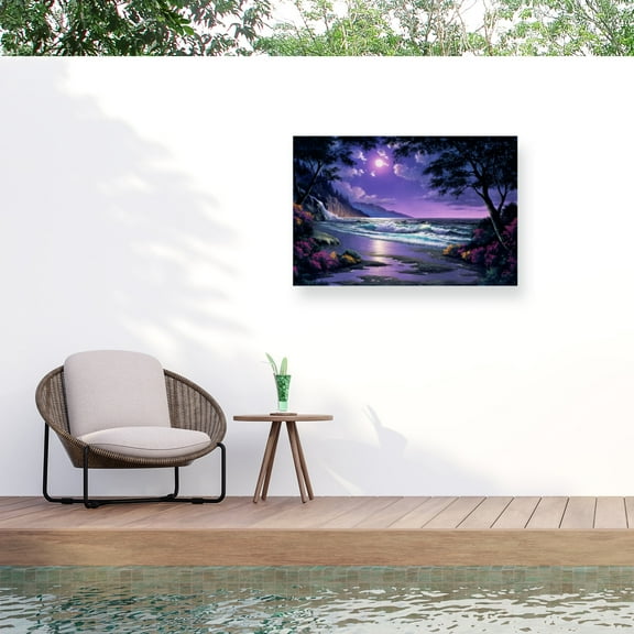 Anthony Casay 'Coast Line 1' Outdoor All-Weather Wall Decor