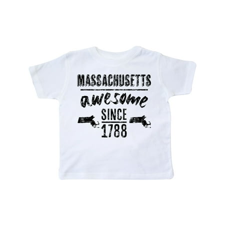 

Inktastic Massachusetts Awesome Since 1788 Gift Toddler Boy or Toddler Girl T-Shirt