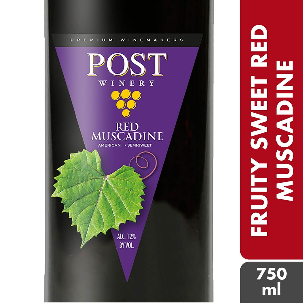 POST Red Muscadine Wine, 750 mL