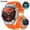 Active 3 silver, variant on COANR Active 3 Men's Military Smartwatch, 1.7" AMOLED, Flashlight, 800mAh Battery, IP68, Suitable for Android and Iphone, Black