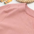 thumbnail image 5 of Loopsun Plus Size Womens Summer Tops, Womens Spring Summer Solid Color Embroidery Casual Loose T-Shirt Short Sleeve Round-Neck Tops Cotton Linen Blouse Pink L, 5 of 5