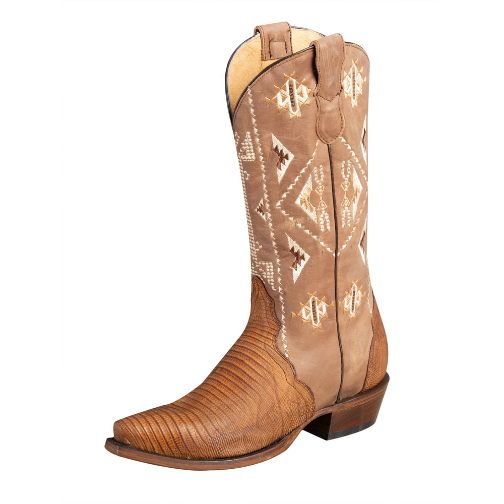 lizard skin roper boots