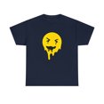 thumbnail image 2 of Dripping smiley face graphic t shirt Unisex Heavy Cotton Tee, 2 of 8