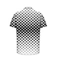 thumbnail image 4 of EQWLJWE Work Shirts for Men's Geometric Beach Shirts Casual Button Up Short Sleeves 3D Non Positioning Printed Shirt Party Outfit Fun Holiday Costumes for Seaside, 4 of 5