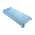 thumbnail image 2 of Sábana de Cama de Belleza perfecl poliéster Azul claro con orificio, 2 of 8