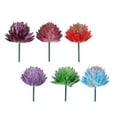 thumbnail image 2 of Plantas artificiales sin maceta, Premium, plantas falsas de PVC pequeñas para el regalo del Día de la madre, centro de mesa, decoración de pared para 6 piezas, 2 of 8