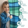 thumbnail image 3 of Blackout Kids Curtains,Green and Grey Abstract Art Artwork Childrens Insulated Curtains Set Of 2,Bedroom Essentials,Toddler Room Decor 42x84in(106x213cm), 3 of 4