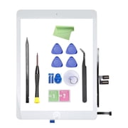 Screen Replacement for Ipad 9th - Digitizer Replacement Parts Kits for Ipad 9th Generation 2021 10.2 Inch Model A2602 A2603 A2604 A2605 with Home Button & Repair Tools Kits（white）