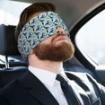 thumbnail image 5 of Yiaed Penguins Whales Print Sleep Mask Blackout - Soft Eye Cover for Sleeping with Adjustable Veclro Breathable Eye Blindfold for Night Nap Travel, 5 of 7