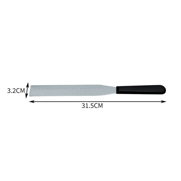 Cake Icing Spatula 17.3 Inch Plastic Handle Offset Cream Frosting Spatula  Durable Stainless Steel Cake Baking Spatulas Black - Bed Bath & Beyond -  31429053