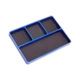 thumbnail image 1 of Terraxo Plateau Organisateur de Vis RC Étui de Rangement en Aluminium Porte-Outils avec Compartiments Organisation Adaptée pour Modèle RC Réparation Électronique Sm Bleu, 1 of 8