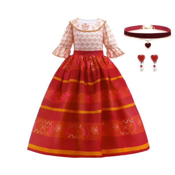 Disfraz de Princesa Encanto para Niña, Carnaval, Baile, Atuendo Infantil zhangmengya unisex