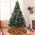 thumbnail image 7 of Sikiie Peanuts2 30-48 inches {designName} Print Christmas Tree Skirt Snowman Xmas Tree Skirt with Edge Christmas Decorations for Holiday Party30", 7 of 7
