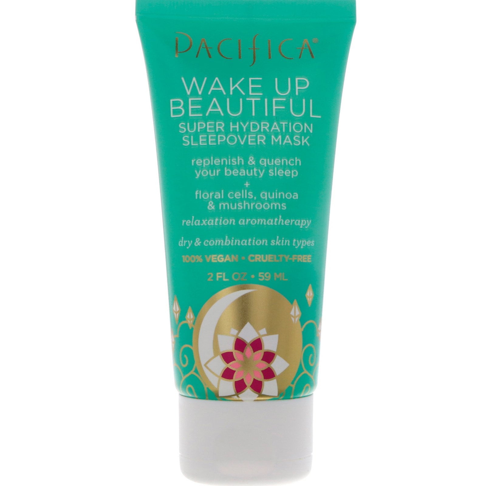 Pacifica Wake Up Beautiful Super Hydration Sleepover Face Mask 2 fl