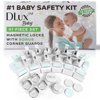 Magnetic Cabinet Locks Child Safety 41-Piece Kit with New Upgraded Adhesive [12 Magnet Locks 2 Keys 4 Corner Guards] Easy Installation No-Drill Baby Proofing Locks to Childproof Cabinets & Drawers