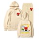 thumbnail image 2 of Conjunto de sudadera y pantalones de Bad Bunny para hombre, ropa deportiva informal, colección de otoño e invierno, 2 piezas, novedad de 2022, 2 of 4