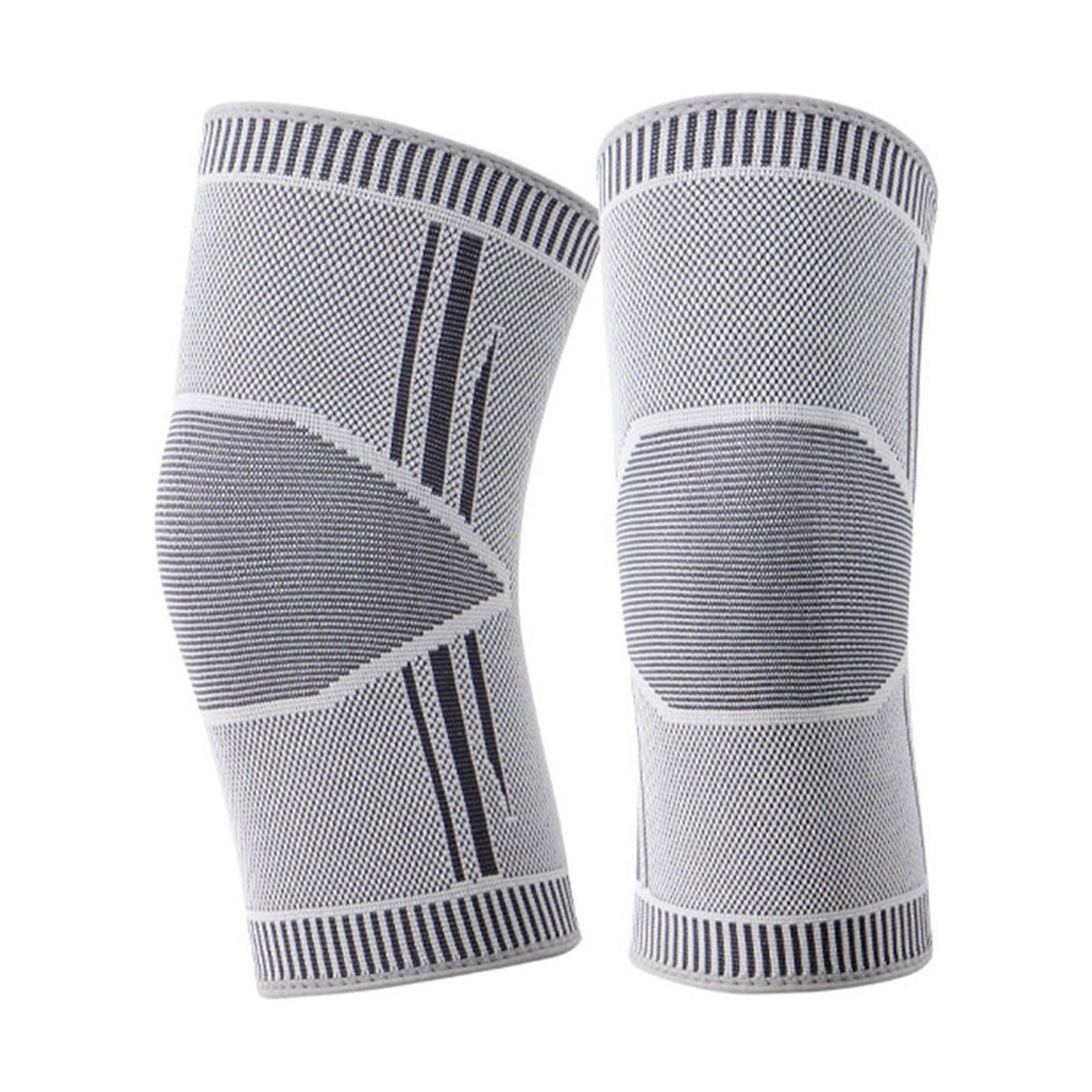 Self-Heated Knee Brace for Men & Women Protection Wormwood Hot Compression Windproof Leg-Warmers Unisex Footless Elderly Cycling Kneepads