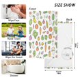 thumbnail image 6 of Yayeee 100% Cotton Hand Towels for Bathroom 16" x 28" Kitchen Towel, Green Vegetables Pattern, 6 of 7