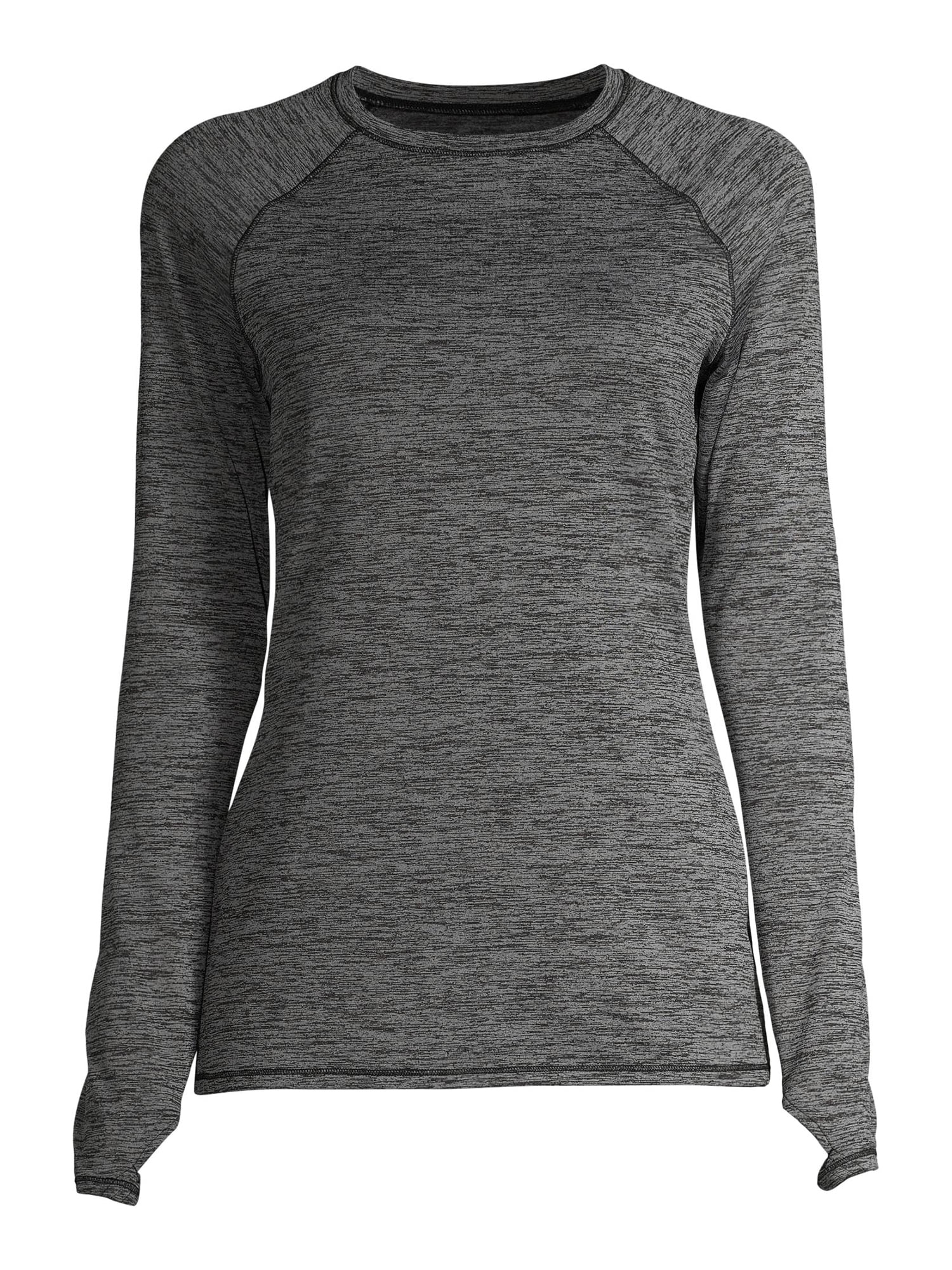 ClimateRight by Cuddl Duds Women's Warm Plush Warmth Crew Neck Base Layer Top, Sizes XS to 4X