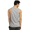 thumbnail image 2 of Men’s 100% Cotton Heavyweight Tank Top, Heather Grey L, 1 Pack, 2 of 4