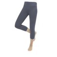 thumbnail image 2 of MeMoi Women's Comfort Cotton Capri Lightweight Leggings - Womens - Female, 2 of 3