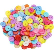 12 MM 1000 Pcs 2 Holes Colorful Plastic Buttons Acrylic Flat Round Buttons Small Resin Macaroon Sewing Buttons Bulk for Sewing Making Party Decorations Knitting Headbands Accessories Supply