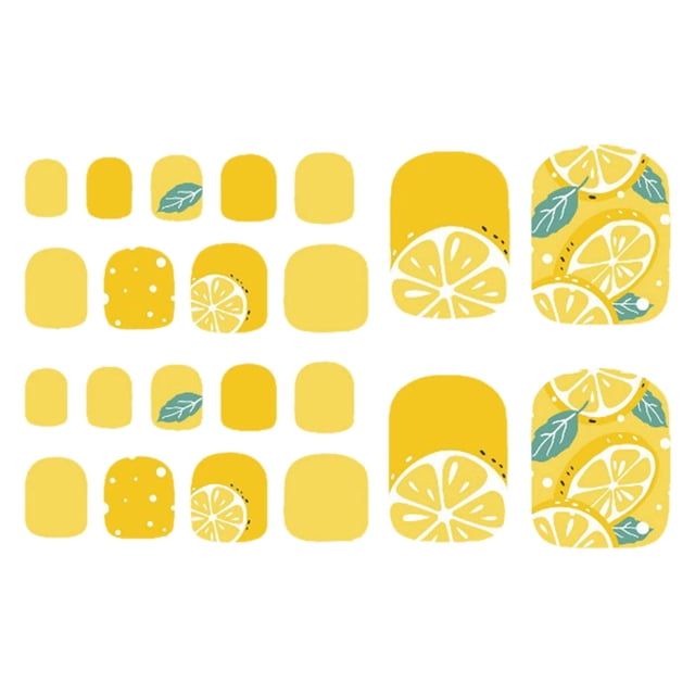 EGNMCR Nail Stickers New Foot Stickers Summer Cool Fashion Stickers Hawaiian Pattern Nail Stickers Nail paste