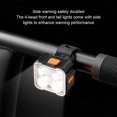 thumbnail image 3 of relayinert 2pieces Waterproof Bike Lantern With Usb Fast Charging Durable And Convenient 6 light set, 3 of 6