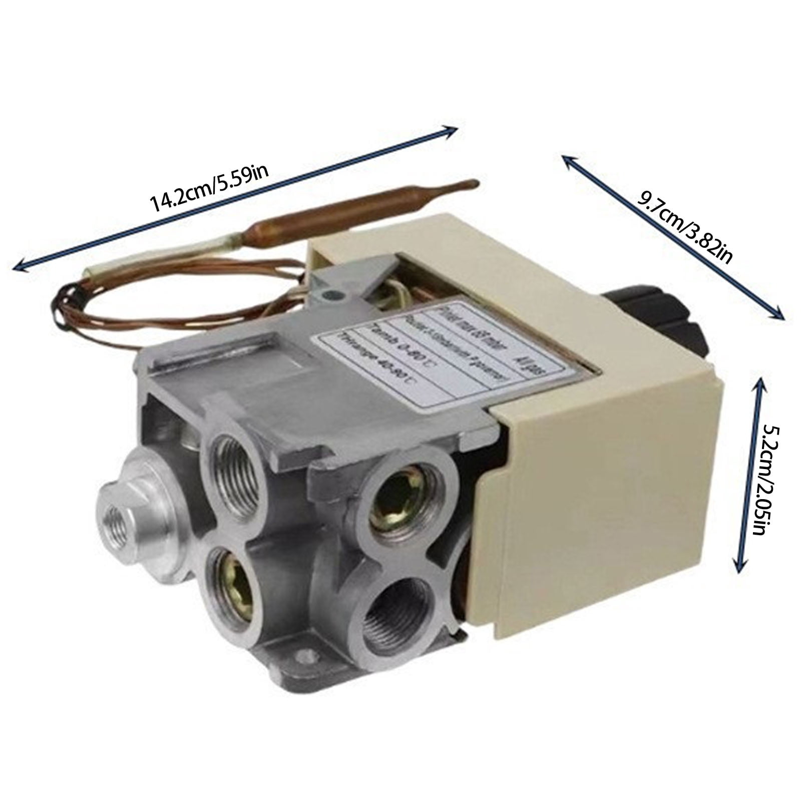 Multifunctional Integrated Thermostat Valves Controls Systems for Boilers Precise Temperature Regulation 40-90℃